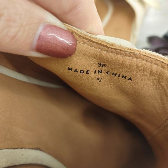 Joie NEW Cabery Western Clogs Tan Leather Pointed Mules Size 9.5 - Picture 5 of 6